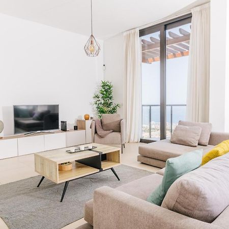 Sunset White Villa - Ocean View, Jakuzzi, Heated Pool, Air-Conditioning, Grill Плая де лас Америкас Екстериор снимка