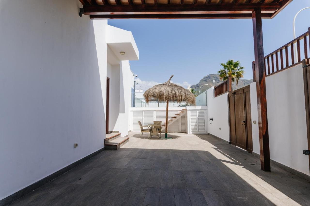 Sunset White Villa - Ocean View, Jakuzzi, Heated Pool, Air-Conditioning, Grill Плая де лас Америкас Екстериор снимка